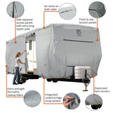 Classic Accessories Permapro Lightweight Ripstop And Water Repellent Cover, For 33 - 35 Travel Trailers, 80-325-201001-Rt