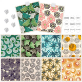Lucomb 10 Pack Swedish Dishcloths for Kitchen, Reusable Cleaning Cloths Absorbent Non-Scratch Cellulose Sponge Cloths for Dishes