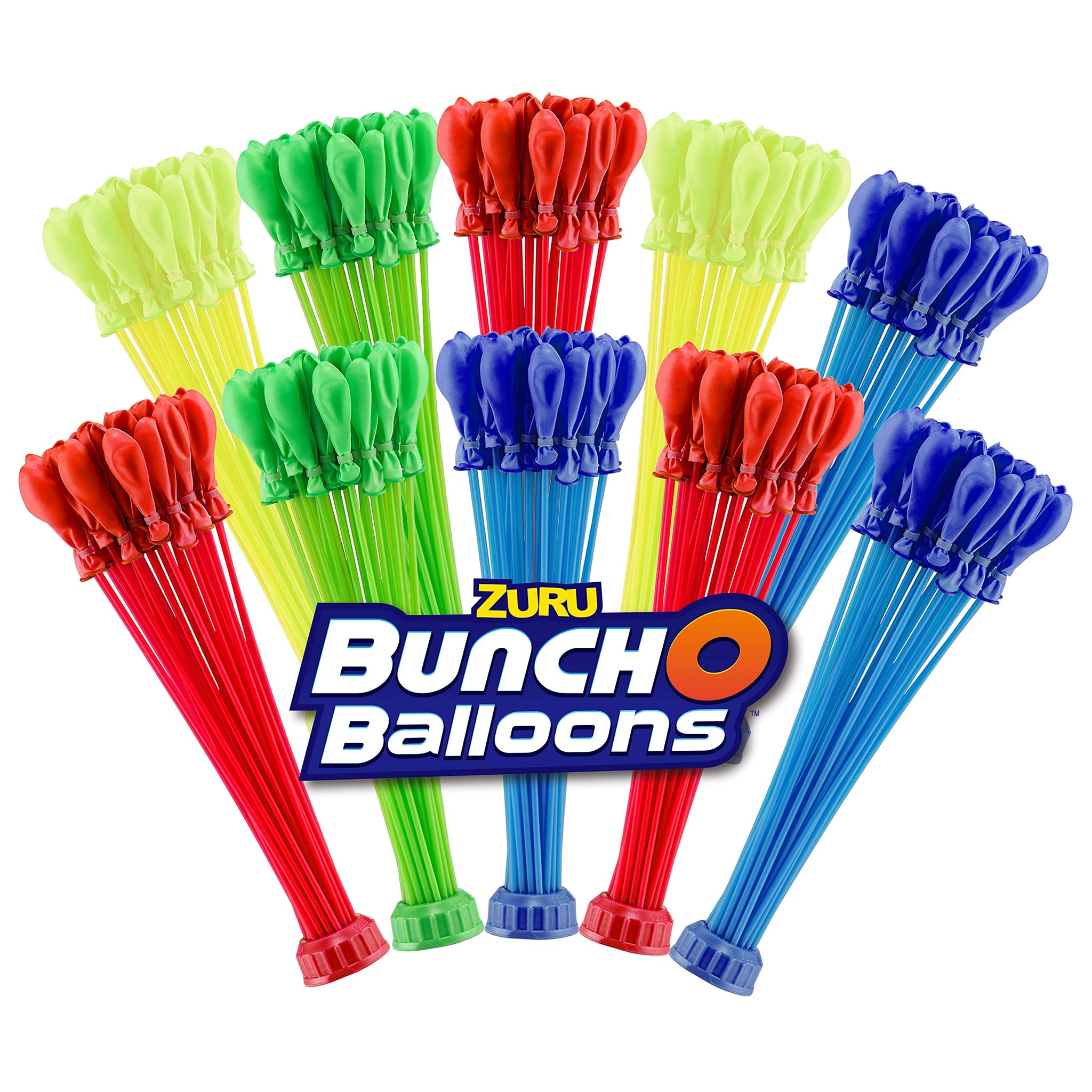 Bunch O Balloons Multi-Colored (10 Bunches) by ZURU, 350+ Rapid-Filling Self-Sealing Instant Water Balloons for Outdoor Family, 