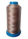 Bonded Nylon Sewing Thread #92 T90 1850yds for Outdoor, Upholstery (Khaki/Dark tan)