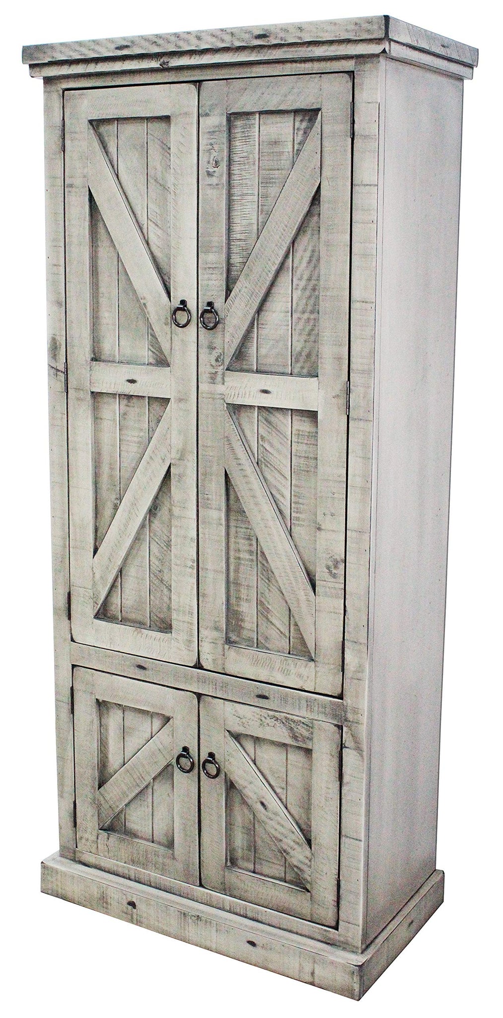 American Heartland Mfg. Rustic Double Door Pantry, Rustic Dela Verria