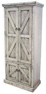 American Heartland Mfg. Rustic Double Door Pantry, Rustic Dela Verria