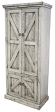 American Heartland Mfg. Rustic Double Door Pantry, Rustic Dela Verria