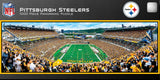 MasterPieces 1000 Piece Sports Jigsaw Puzzle - NFL Pittsburgh Steelers Endzone View Panoramic - 13x39