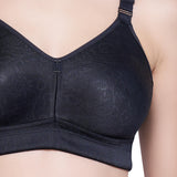 Riza - Truefit - Bra - Black - 38 - E - Cup,BLACK,38,B0DPZHNTMZ