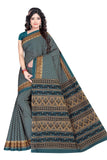 Tamaira Fashion Womens Plain Cotton Saree (2198_Blue)