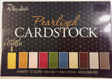Pearlized Cardstock Paper Pack 4.5x6.5 inches, 48 Sheets in 12 Colors