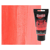 Soho Urban Artist Heavy Body Acrylic Paint - 75 ml Tube - Fluorescent Red - Thick, Rich Color, Excellent Coverage, Professional 