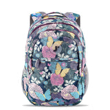 J World New York Cornelia School Backpack for Kids. Cute Womens Laptop Bookbag, Secret Garden, 18 X 12.5 X 8 (H X W X D)