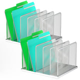 Kuntine.B Desk File Organizer Upright Mesh Desktop Organizer File Sorter Office Organization File Holder for Home, Office & Clas