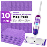 HOMERHYME Microfiber Mop Pads for Swiffer PowerMop, Reusable Microfiber Pads Refills for 13 ''15 '' Spray Mop, Washable Pad Rep
