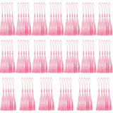 Creatrill 100 Pcs Pink Mini Tassels 13cm/5 Inch with Loops for Bookmarks, Jewelry Making, DIY Projects