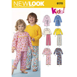 Simplicity Creative Patterns New Look 6170 Toddlers' and Child's Pajamas, A (1/2-1-2-3-4-5-6-7-8)
