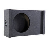 Qpower Single 10'' Universal Downfire Or Behind The Seat Emplty Enclosure
