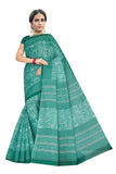 TAMAIRA FASHION Womens Plain Weave Pure Cotton Saree Without Blouse Piece(2203_SeaGreen)
