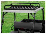 Great Day UTV Roof Cargo Rack - 22 x 50 x 7 Carrying Cradle - 100 lbs Weight Capacity - Aluminum Frame - Black Powder-Coated Fin