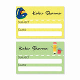 Zooplay India Name Stickers Personalized with Kids Name for School Kids,Books and Notebook Labels; Best Birthday Return Gift for