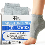 Moisturizing Socks for Cracked Heel Treatment Repair, Toeless Design