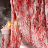 400 x 85 Halloween Creepy Cloth - Large Size Spooky Fabric - Scary Gauze Blood Creepy Cloth for Haunted House Party Yard Wall Do