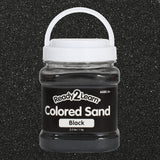 READY 2 LEARN Colored Sand - Black - 2.2 lbs - Play Sand for Kids - Perfect for Wedding Unity Ceremonies, Crafts, Sensory Bins a