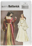 Butterick B4571 Womens Medieval Dress Renaissance Fair Costume Sewing Pattern, Sizes 612