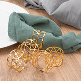 12PCS - Napkin Rings, Gold Napkin Rings Set of 12, Holiday Napkin Holders for Dining, Anniversary, Birthday, Christmas, Easter,