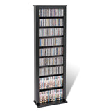 Prepac Barrister Narrow Cabinet Media Storage, 19.25 Wide, Black