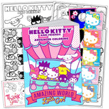 Bendon Hello Kitty Advanced Coloring Book and Stickers with Hello Kitty Coloring Book, Stickers, and More