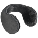Luther Pike Seattle MenS/WomenS Adjustable Headband Warm Ear Muffs/Warmers (Black Solid)