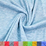 60 Wide Poly Rayon Spandex Jersey Knit Fabric by the Yard - 155 GSM, Lightweight, Breathable, 2-Way Stretch for Apparel, Dresses