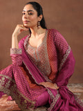 Libas Women'S Silk Blend Kurta Set (49507 Pink L