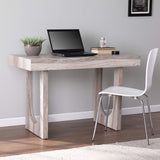 Sei Furniture Chadkirk Writing Desk, Brown Faux Marble (Amz7336211Oh)