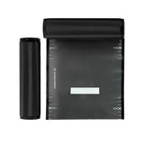 Stash Proof Vacuum Seal Rolls 11 x 25 2 Pack (50 Feet Total) 5.5 Mil (Black and Clear) BPA Free Commerical Grade Food Saver 
