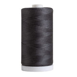 Connecting Threads Grey 100% Cotton Thread for Sewing, Quilting, and Crafting - 50-Weight - 1200 Yard Large Spool (Charcoal)