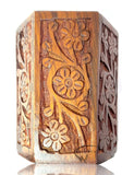 The Wilayat Hand Carved Wooden Pen Stand, Pencil Holder for Scissors, Pencil, Pen, Scale and any Stationary Products Holder Spec