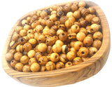 Jerusalem Olive Wood Making A Rosary Beads Supplies 10mm (500 Beads) | Wood Beads for Necklaces from Bethlehem Jerusalem Israel 