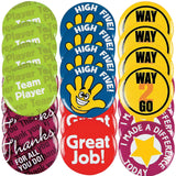 Fun Express Recognition Mini Buttons Jewelry Pins Novelty Buttons 48 Pieces