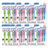 BAZIC PRODUCTS Mini Ballpoint Pen, 1.0 mm Bold Point, Black Ink, Smooth Writing Mini Pens with Compact and Key Chain Design, Ide