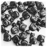 Black Cat Beads Large Hole Made in USA 1 high