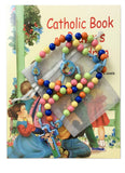 Westmon Works Baptism Set First Rosary and Catholic Book of Prayers for Children and Gift Bag