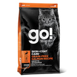 Go! Solutions Skin + Coat Care, Grain-Free Dry Cat Food, Salmon Recipe, 8 lb Bag