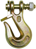 B/A Products G8-200-38 Twist Lock Grab Hook, Patented, 4.5 Length, 7100 lb. Working Load Limit,Yellow Zinc