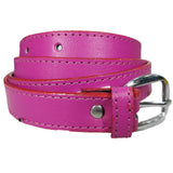 Queery WomenS Pu Leather Belt (Pink)