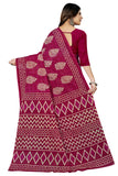 Tamaira Fashion Women'S Batik Printed Pure Cotton Saree Without Blouse Piece(2458_Darkpink)
