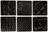 Cedar Canyon Jack Richeson Artists Paint Sticks Rubbing Plates, 6-Pack