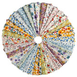 42-10 Quilting Cotton Fabric Bundles Printed Floral Craft Fabric Precut 100% Cotton Layer Cake Fabrics Quilting Squares for Any 