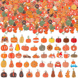 Cunno 150 Pcs 150/300 Pcs Thanksgiving Charms for Jewelry Making Pumpkin Fall Autumn Charms for Crafting DIY Bracelet Necklaces 