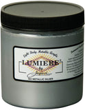 Jacquard Lumiere Fabric Paint MET, Metallic Silver