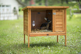 Prevue Hendryx Prevue Pet Products Small 460 Rabbit Hutch, Stained Wood