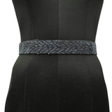 Saree Waist Hip Belt Kamarbnad Picha (Grey)